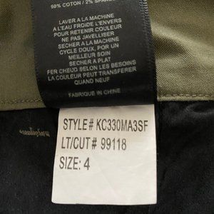 Kut From the Kloth Cropped Chinos - Olive Green